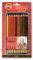 KOH-I-NOOR Mondeluz Brown Line Aquarell Buntstifte, 12 Stück