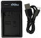 vhbw Chargeur Compatible avec Nikon D3400, D3500, D3300, D5100, D5200, D5300, D3100, D3200 caméra caméscope Action-cam + témoin de Charge 8,4 V