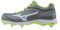 Mizuno Women's 9-Spike Advanced Sweep 3 Softball Shoe, Grey/White, 7 D US