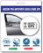 2AINTIMO 10 Adesivi antifurto satellitari specchiati GPS Trasparenti con Effetto Trasparente per Interno autoveicoli Auto, Camion, tir, furgoni, Che avverte sulla presenza di Un Dispositivo GPS