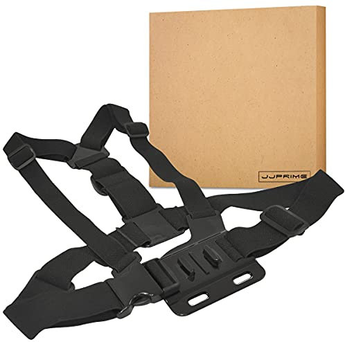 JJOnlineStore - Adjustable Chest Body Strap Harness Mount Holder Compatible for Go Pro HD Hero 1 2 3 3+ 4 5 Action Video Camera Birthday Christmas Xmas Travel Outdoor Gift