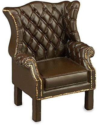 Reutter Porzellan Chippendale Sessel, Miniatur, Weiß, Holz, Wohnzimmer, Entspannen