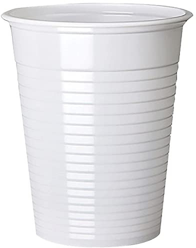 MyCafe Plastic Cups White 7oz (Pack of 1000) DVPPWHCU01000V