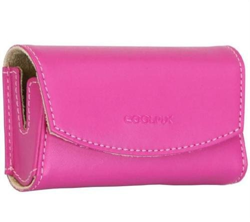 Nikon CS-S13 Etui pour CoolPix Cuir Magenta Horizontal