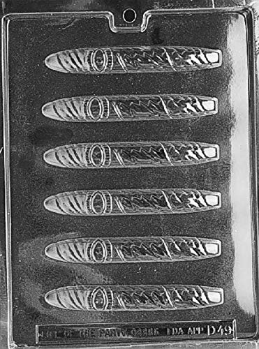 Dress My Cupcake Celebration Cigar with Band Chocolate Mold - D049
