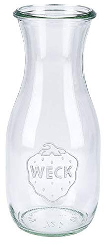 6x WECK-Saftflasche 530ml mit Öffnung RR 60
