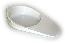 Denox Pot de Chambre Plat, Blanc