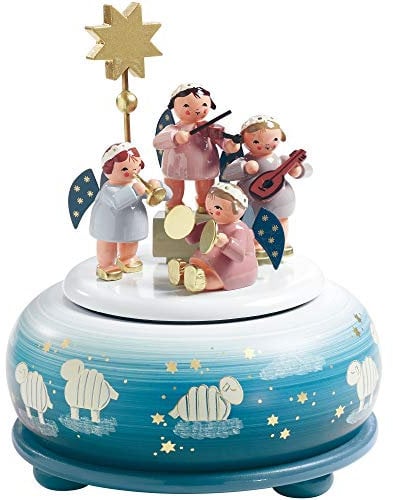 KWO Spieldose 18er Werk Himmelskonzert 16cm