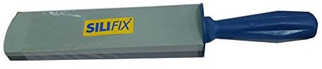 SiliFix Abziehstein kombiniert mit Griff von Zische - FEPA Körnung 320/120 - Siliciumcarbid Schleifstein