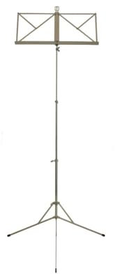 Wittner Notenpult 961a, vernickelt, Aufstellhöhe 48-114 cm, kompakt zusammenklappbar, Made in Germany
