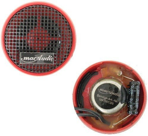 Mac Audio 1 Paar 20 mm Hochtöner, Red Attack Tweeter, SERVICEWARE