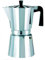 Oroley - Caffettiera Italiana New Vitro | Alluminio | 1 Tazza | Caffettiera per Vetroceramica, Fuoco e Gas | Stile Classico