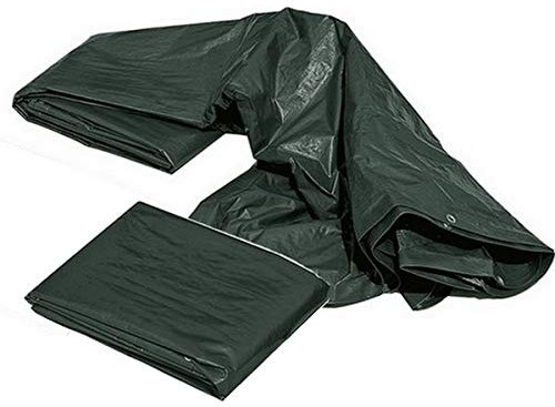 3S SuperSamaStore Telone Impermeabile Occhiellato, Telo Tenda per Esterni, Copertura Resistente per Giardino, Orto, Gazebo, Legna, Terrazzo, Balcone - Verde, 240 Grammi al Metro Quadro, 3 x 5 Metri