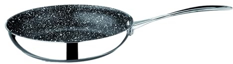 MEPRA Glamour Stone Padella, 20 cm, Acciaio Inossidabile 18/10