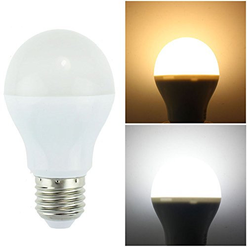 LIGHTEU, Miboxer 6W E27 lampadina bianca a LED WiFi con doppio telecomando - doppio dimmerabile bianco, 6W, 2.4GHz FUT017