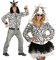 W WIDMANN MILANO Party Fashion - Fleecejacke mit Kapuze, Tierkostüm für Karneval, Mottoparty