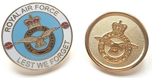 RAF Königliche Luftwaffe Verziert Geschenkset Emaille Und Vergoldet Revers-anstecknadel