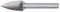 Pferd 21222653 Hartmetall-Frässtifte Form G Spitzbogen 0313/3 Z5