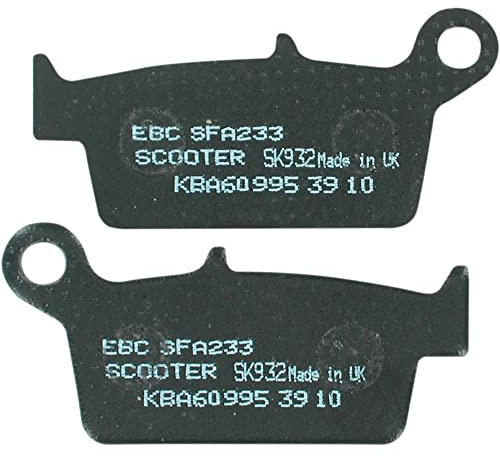 EBC scooter plaquettes de frein (organiques) pour daelim 125 besbi-cobra/kymco, 50/cobra racer cX kB/50/50/50/k12 sport looping sniper sniper/50/50/50/zX top boy kB/100/top boy/sachs, hercules)-(49 il