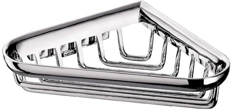EMCO System 2 Seifenkorb, Duschablage zum Bohren, Duschregal, Duschkorb, Wandmontage – 354500100, Verchromt, Chrom, Metall, One Size