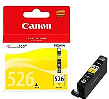 Canon Originaltinte CLI-526 Y, Größe Standard, Gelb, Plastikverpackung (alte Version)