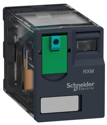 Schneider Electric Harmony Relay RXM 12V dc Spule 4-poliger Wechsler Steckrelais 8A 160Ω 900mW Monostabiles Relais