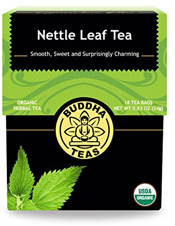 Buddha Teas Nettle Leaf Tea - Kosher, Caffeine-Free, GMO-Free - 18 Bleach-Free Tea Bags multi 24g