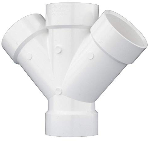 CHARLOTTE PIPE 3 DWV DOUBLE WYE DWV (DRAIN, WASTE AND VENT) (1 Unit Piece)