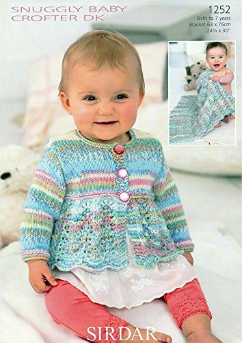 Sirdar Snuggly Baby Crofter DK Knitting Pattern 1252