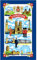 London Tea Towel Souvenir Gift Scenes Big Ben Nelson Tower Bridge Landmarks