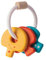 PlanToys Clés Hochet Bébé - Hochet et Anneau de Dentition - Jouet en Bois Écologique pour Bébé 4+ Mois - Couleurs Vives