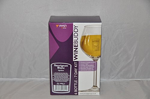 Youngs Wine Buddy Sauvignon Blanc Wine Making Kit - Makes 6 Bottles!