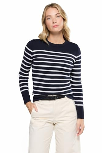 Armor-lux Bretonischer Pullover Damen, BRIAC, aus Merinowolle, Rundhals