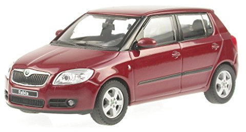 Abrex Skoda Fabia 2 flamencorot Modellauto 1:43