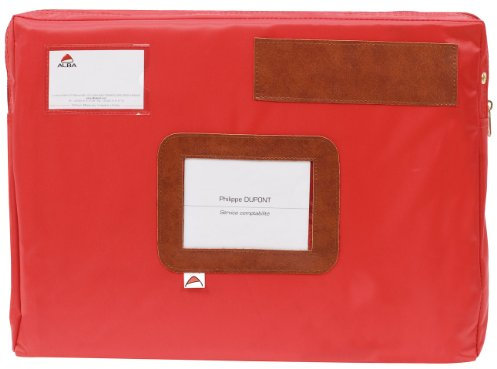 Alba Mehrweg-Faltentasche/POCSOUR 42x5x32 cm rot wasserfestes Nylon