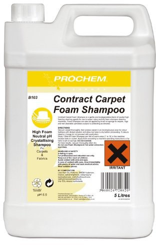 Prochem B103 Contract Carpet Foam Shampoo 5L