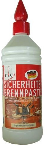 STYX Brennpaste, Bioalkohol Paste, 1 Liter Flasche