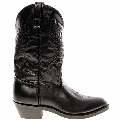Laredo Mens Paris Round Toe Pull On Casual Boots Mid Calf - Black - Size 10 2E_M