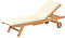 Liegenauflage Auflage für Sonnenliege altweiß Creme beige Premium Made in Germany