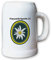 Krug/Bierkrug 0,5l -Bierkrug Panzerbrigade 24 PzBrig Brigade Bundeswehr #13019