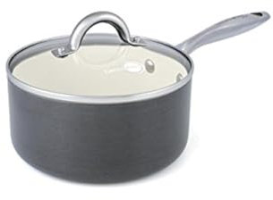 GreenPan Lima 3D 2 Quart Hard Anodized Non-Stick Ceramic Covered Saucepan