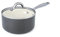 GreenPan Lima 3D 2 Quart Hard Anodized Non-Stick Ceramic Covered Saucepan