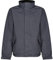 Regatta Blouson Aviateur Homme Imperméable Doublé Polaire avec capuche dissimulée DOVER Jackets Waterproof Insulated Homme Seal Grey/Black FR: XS (Taille Fabricant: XS)