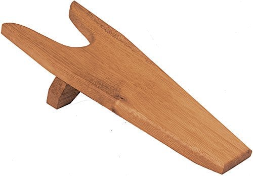 Bürstenhaus Redecker | 380025 | Schuhauszieher | Stiefelknecht Extra Stabil | Geöltes Eichenholz | Größe: 40cm | Farbe: Braun