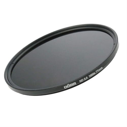 Dörr Digi Line ND 3.0 1000x Graufilter für Objektiv mit Ultra Slim Filterfassung (77 mm) schwarz
