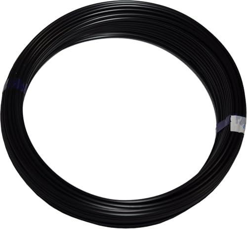 Polyamid Druckluftschlauch 10mm Außen, 50m Rolle - PA Pneumatikschlauch in Schwarz, Langlebig & Flexibel für Werkstatt und Industrie