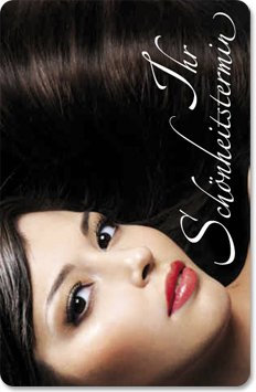 Terminkarten (100 Stück) für Friseur, Beauty, Kosmetik
