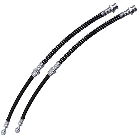BESTPRICE 2x Bremsschlauch Kompatibel mit MITSUBISHI SPACE STAR Großraumlimousine (DG_A), CARISMA (DA_), CARISMA Stufenheck (DA_), VOLVO S40 I (644), V40 Kombi (645)