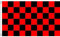 AZ FLAG Bandiera A Scacchi Rossi E Neri 150x90cm - Bandiera Scacchiera Rossa E Nera 90 x 150 cm