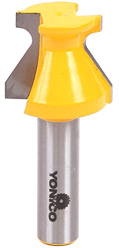 Yonico 13128 1-1/16-Inch Finger Grip Router Bit 1/2-Inch Shank